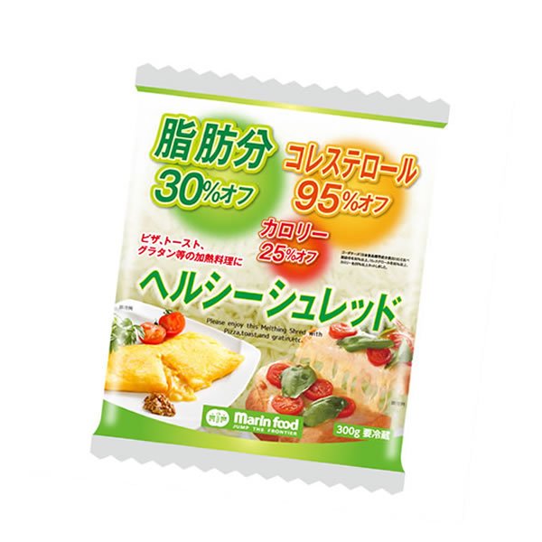 脂肪分30%オフヘルシーシュレッド 300g 冷蔵 加熱用 マリンフード