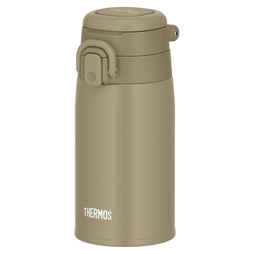 THERMOS 膳魔師 旋蓋勾勾杯不鏽鋼保溫瓶 JOS-400  400ml  米色  1個