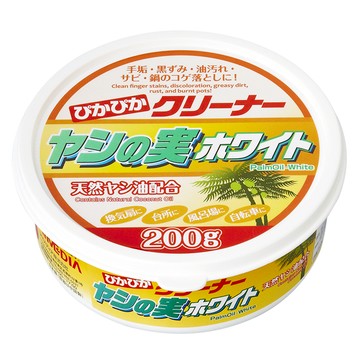 AIMEDIA 艾美迪雅 亮晶晶椰果清潔劑 含自然椰子油成份 輕鬆去除頑固油污 有效清潔廚具  白  200g  1罐