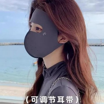 夏季遮陽高顏值透氣防護無痕口罩全臉防曬防紫外線女款臉基尼面罩