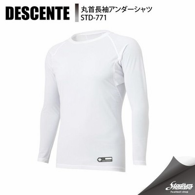 DESCENTE デサント マルクビナガソデアンダーシャツ STD-771 ホワイト 野球 アンダーシャツ