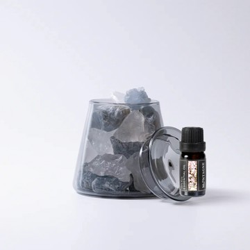 【Montagne】藍混晶｜富士山晶礦杯鍍色款（贈杯蓋）｜快樂鼠尾草10ml _廠商直送