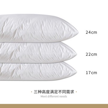 德國進口纖維五星級酒店枕頭枕芯一對枕家用護頸椎防螨單人單只枕