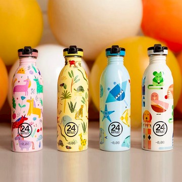 24Bottles 輕量吸嘴冷水瓶 500ml / 共8款 動物同樂會