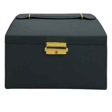 手提式三層首飾盒 18.5 x 14.7 x 14cm 900g  墨綠色