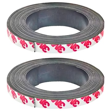 3M 背膠軟磁鐵 200cm x 30mm x 1.5mm  2個  黑色