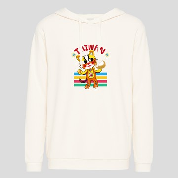 高彈力速乾連帽長Tee｜男女共版｜彩虹文創｜跟著萬得福遊台灣 #P40020D015