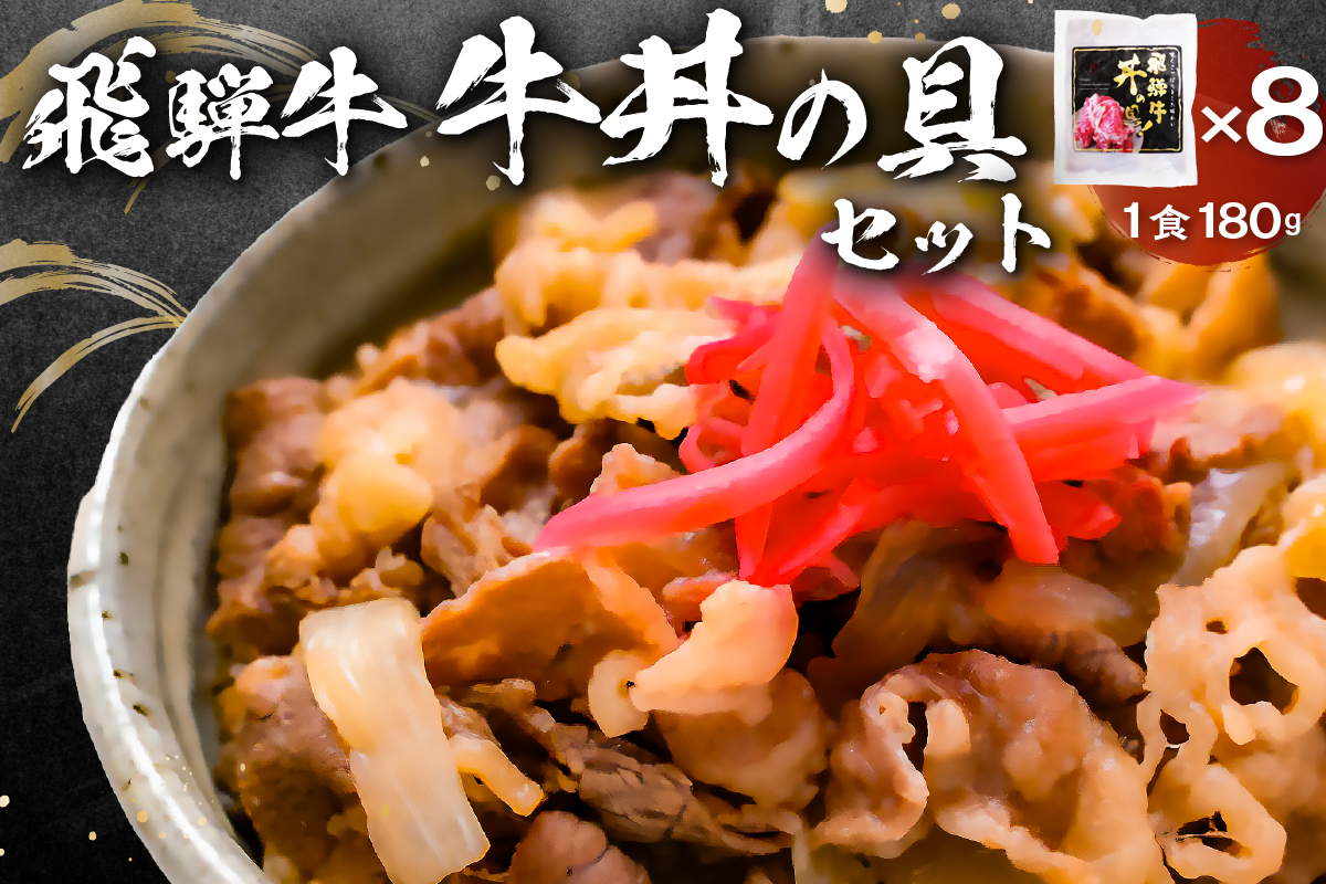 飛騨牛　牛丼の具8食セット