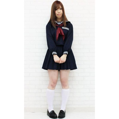 長袖セーラー服セット JUMBO コスプレ 可愛い 制服 スクール