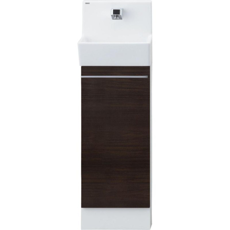  リクシル 手洗い器  コフレル トイレ手洗器 スリム 壁付 300サイズ 温水自動水栓 カウンターキャビネットタイプ - 2