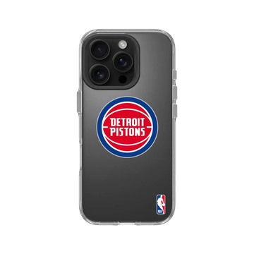 iPhone 16 Pro Clear 透明 - NBA - Logo-底特律活塞 Detroit Pistons