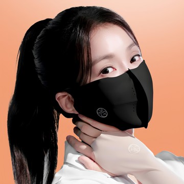 MODELO 防曬口罩 標準款  黑色  1個  M