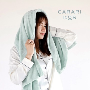 【WUZ屋子】日本CB Japan carari kos系列 超細纖維擦頭巾2入組-共三色
