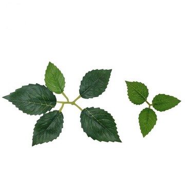 仿真樹葉 假樹葉 單片仿真小綠葉塑料樹葉樹枝diy裝飾假綠葉水果店裝飾單個假樹葉
