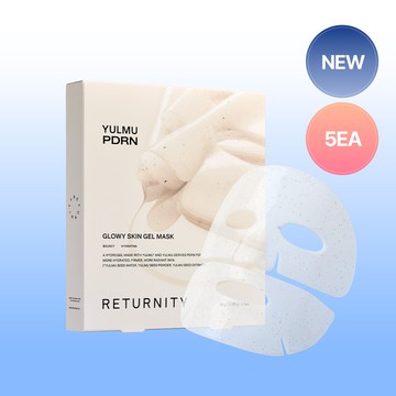 RETURNITY Yulmu PDRN Glowy Skin Gel Mask Sheet 3ea