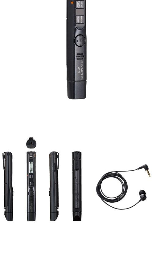 ボイストレック VP-20 BLK メタリックブラック ボイスレコーダー 大容量メモリー内蔵、クリアな音でさりげなくスマートに録音