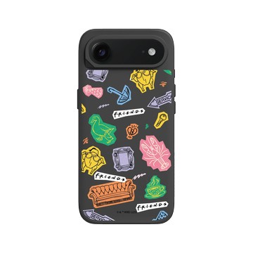 iPhone Air SolidX 黑 - Friends - 六人行拼貼