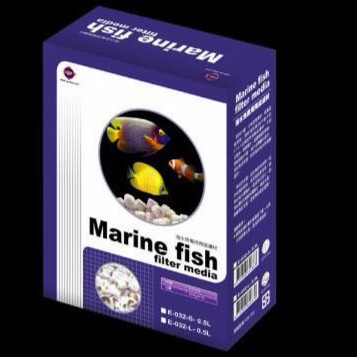 《魚杯杯》UP【海水魚專用陶瓷濾材】(0.5L)