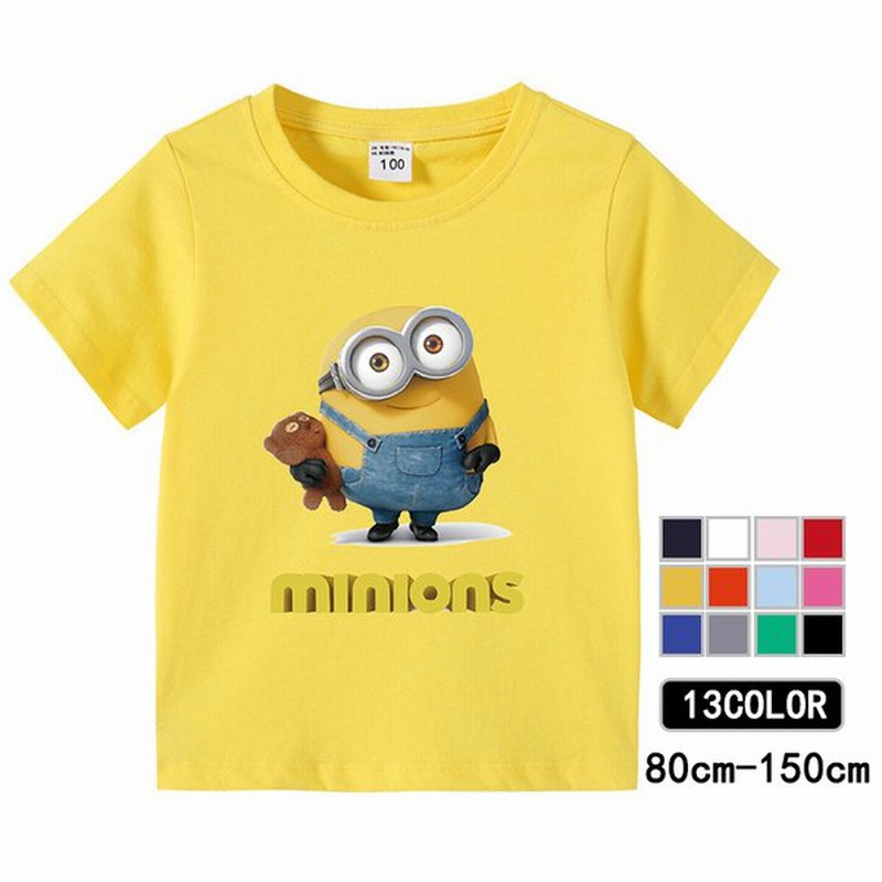 Tシャツ 子供 Minions ミニオン 怪盗グルーのミニオンズ 半袖 男の子 女の子 通園 通学 キッズ 子ども服 夏物 ルームウェア 通販 Lineポイント最大get Lineショッピング