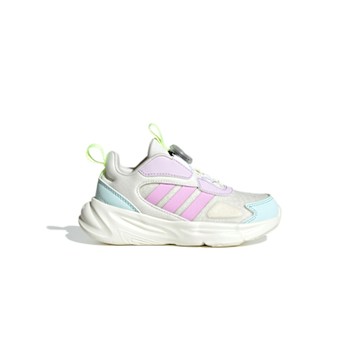 Adidas Ozelle Boa 中童 童鞋 粉色 魔鬼氈 運動 休閒 小朋友 休閒鞋 JI1043