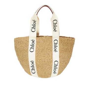 Chloe Woody Basket 草編大托特包(米白)