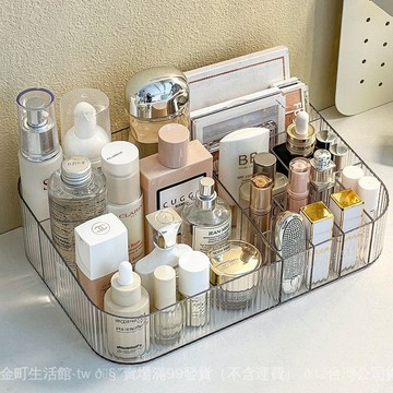 ✨可開發票#高顔值化妝品收納盒桌麵亞剋力護膚品置物架擺放架梳妝臺分類整理#免運
