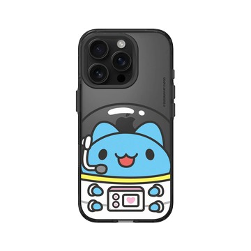 iPhone 16 Pro Clear (相機按鈕) 酷墨灰 - 貓貓蟲咖波 Bugcat Capoo - 太空咖波呼叫地球總部