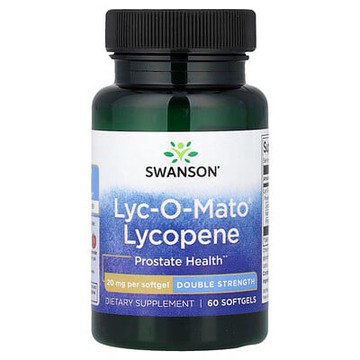 Swanson Vitamins, Lyc-O-Mato® 番茄紅素，20 毫克，60 粒軟膠囊