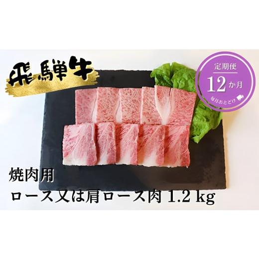 ふるさと納税 岐阜県 岐阜市 A5等級飛騨牛焼き肉用1.2kg ロース又は肩ロース肉