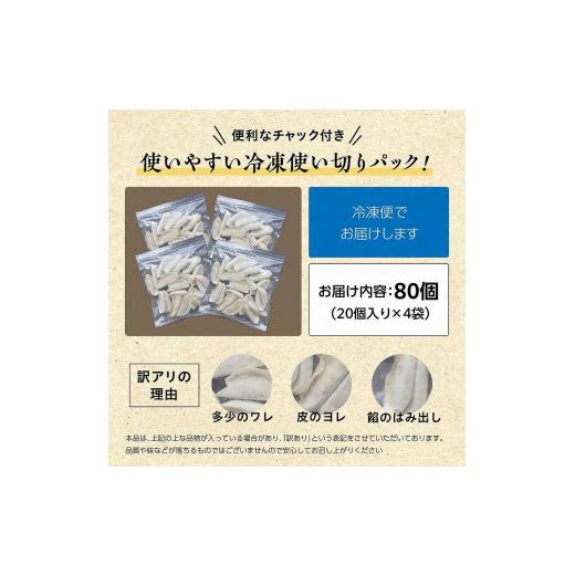 ふるさと納税 秋田県 秋田市 納豆餃子〜八幡平ポーク使用〜　80個（20個×4袋）