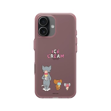 iPhone 17 Clear (相機按鈕) 晶醺玫 - 湯姆貓與傑利鼠 Tom and Jerry - Ice Cream