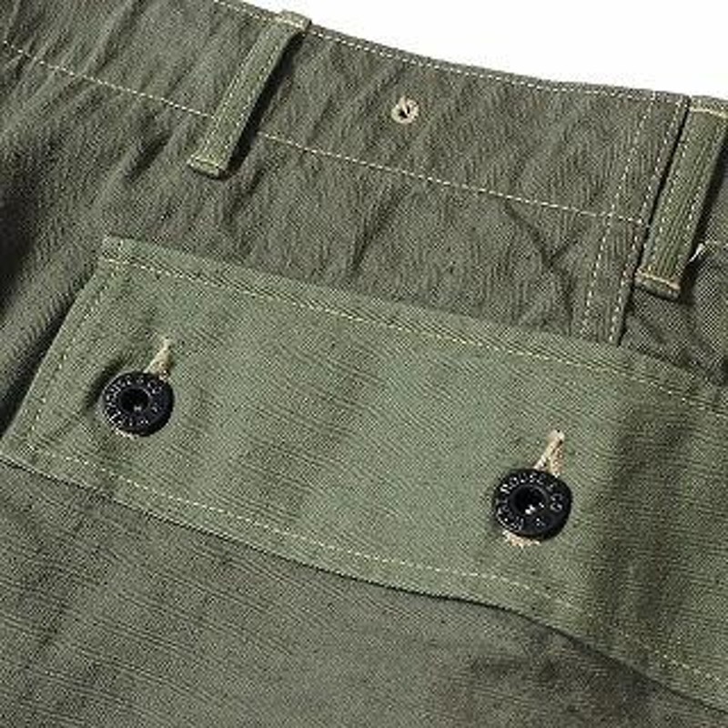 WAREHOUSE ウエアハウス USMC ヘリンボーン モンキーパンツ 1097 U.S.M.C. HERRINGBONE MONKEY PANTS  (O.D.グリーン/NON-WASH) | LINEブランドカタログ