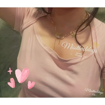 「周邊」38cm 心鎖🎀 回饋款百搭項鍊｜Nb-21