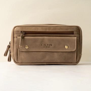 【CALTAN】真皮/手提包  | 真皮多隔層率性橫式斜背包-5203_四色