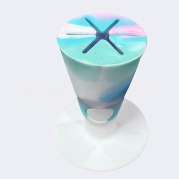 【桃園出貨】 新款穿戴式的指甲油瓶架 矽膠指甲油瓶托戒指甲油座