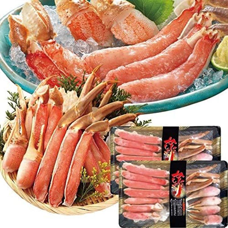 鮮度の鬼 お刺身OK カット 生 ずわいがに 特大 5Lサイズ 1kg ギフト プレゼント