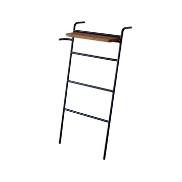【日本COLLEND】IRON 實木鋼製靠牆置物架