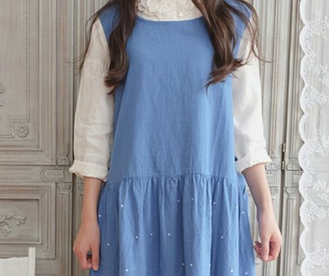 【手工製作】法式復古/提花背心裙