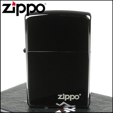 【ZIPPO】美系~Ebony-防刮塗料烏黑鏡面打火機