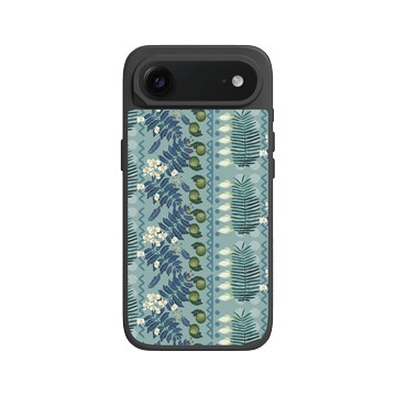 iPhone Air SolidX 黑 - 花生騷 WasangShow - 熱島嶼植淺藍款