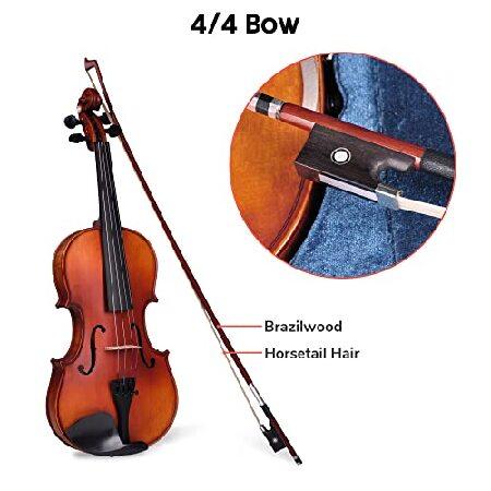 Vif Handmade Stradivari Copy Style Violin Fiddle Case Bow Set Student Violin Show Full Size