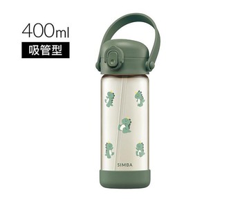 小獅王辛巴鉑金PPSU兒童吸管水壺400ml-恐龍(SW8515) 648元