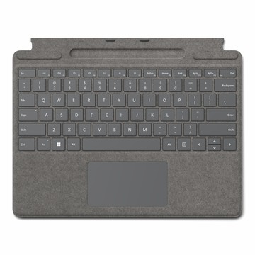 Microsoft Surface Pro 8/9/X 實體鍵盤 繁體中文 8XB-00078 白金