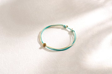 \| Charlene 瑩絲手繩 |/ - 牽引雙色款-細線/換色換飾品。黃銅。