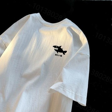 【臺灣當天出】240G重磅高品質男生短袖 韓式上衣 加大碼寬鬆落肩款衣服 夏季涼感衣 美式衣服 男生t恤 男女同款t恤