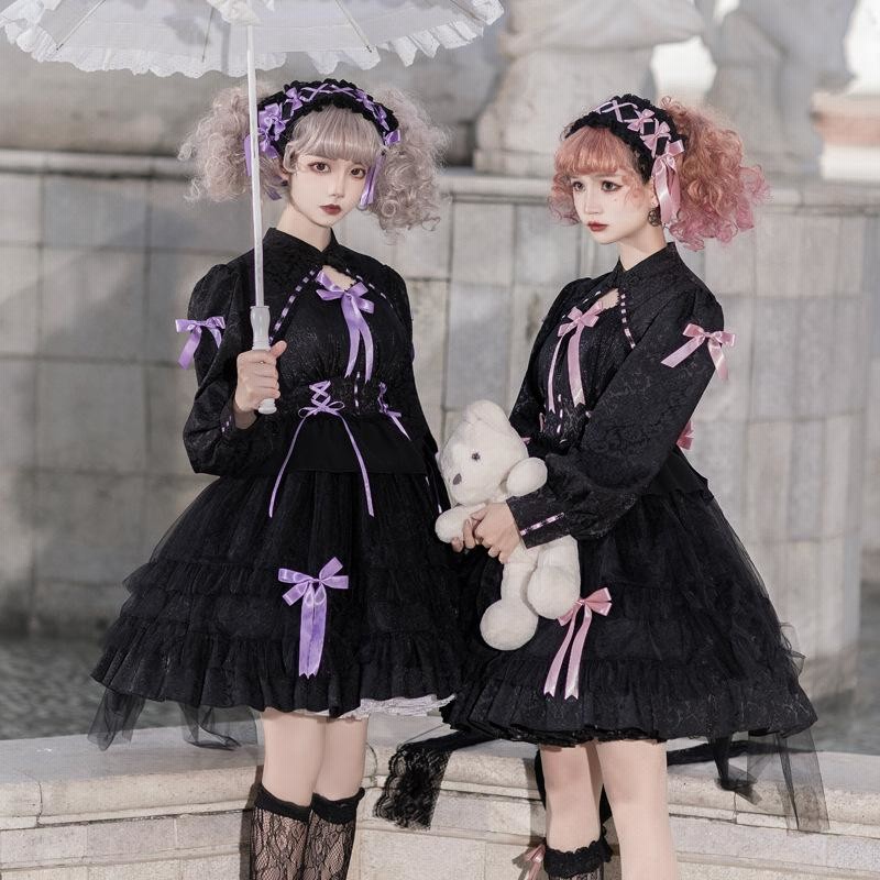 秋 新作 中華風 ゆめかわいい 中華ロリータ ロリータ メイド服