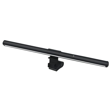 筆電夾式 三色調光螢幕掛燈 不占桌面空間 120°旋轉 Type-C/USB供電  黑色