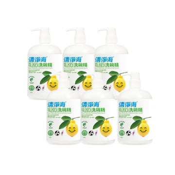 【6入組】清淨海箱購組 環保洗碗精 500g*6