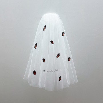 Milk tea Veil : 婚禮頭紗