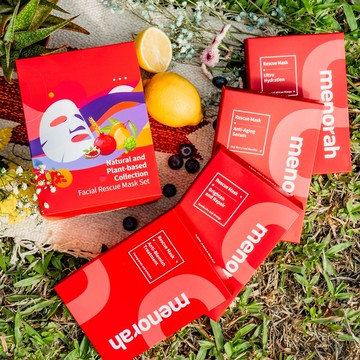 【四效歡樂盒】天然蔬食萃取 即刻救援面膜